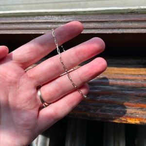 7in Paper clip bracelet